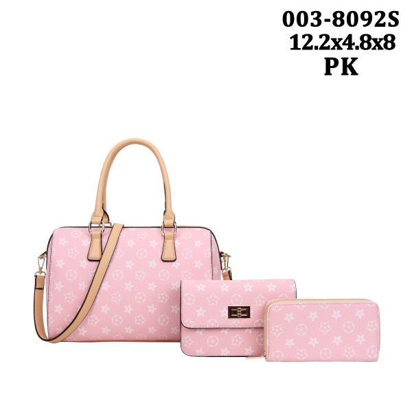 003-8092S PK DESINNER 3PC SETS WITH WALLET