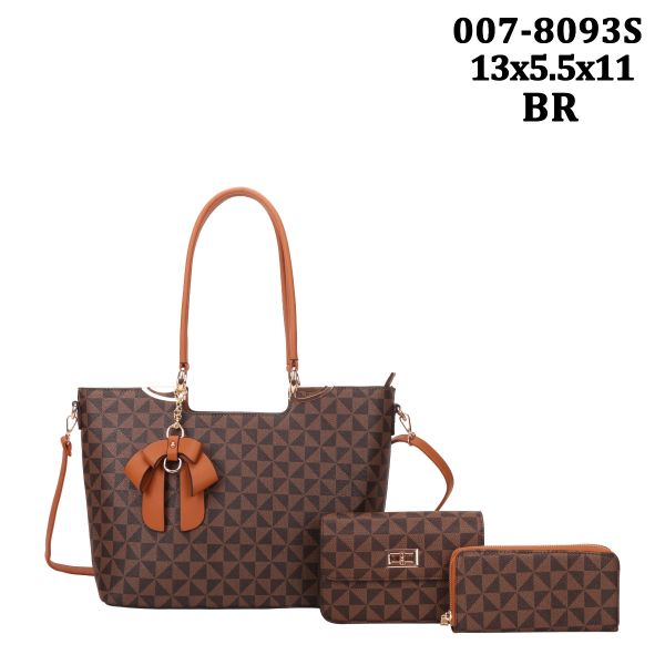 007-8093S BR MONOGLAM 3PC SETS 