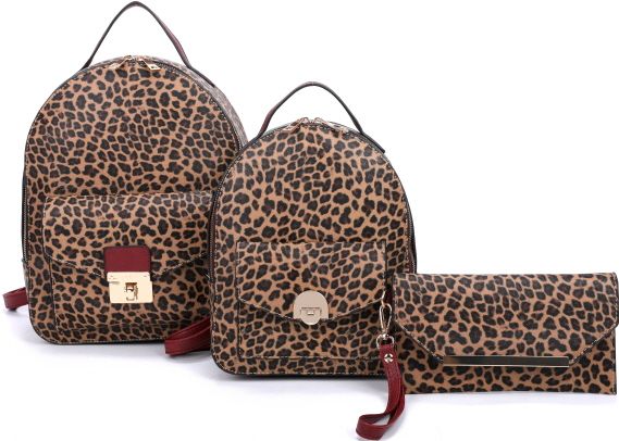 LEO21040-T3 BD 2 BACKPACK WITH 1 WALLWTS