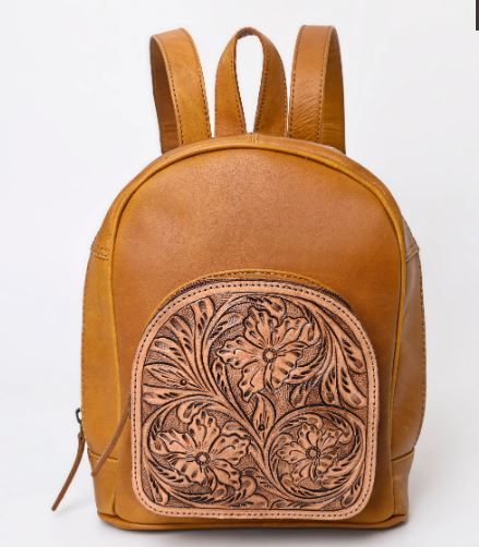 A&A-1049 TN Montana West Genuine Leather Collection Hair-On Mini Backpack