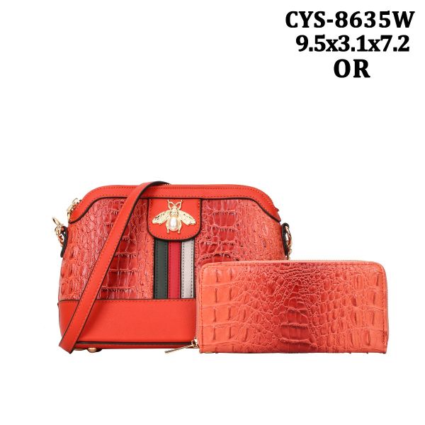 CYS-8635W OR CROCO LEATHER WITH WALLET