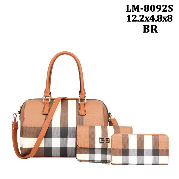 LM-8092S BR 3PCS ETS PLATE WITH WALLET