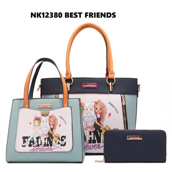 NK12380 NIKKY PU BEST FRIENDS 3PC SETS