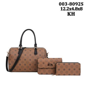 003-8092S KH DESINNER 3PC SETS WITH WALLET