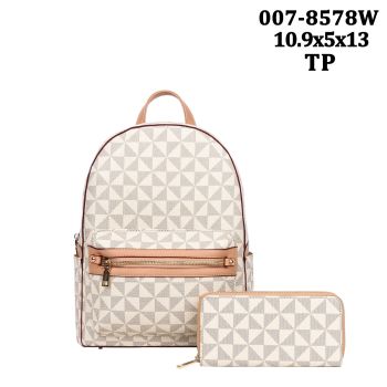 007-8578W TP BACKPACK WITH WALLET