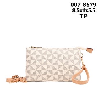 007-8679 TP MONOGRAM CRUCH BAG