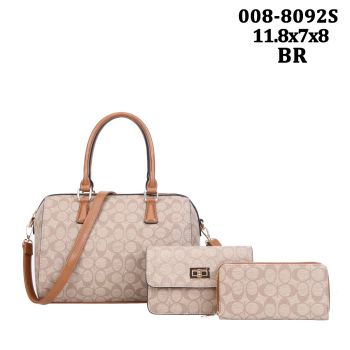FT-8092S BR MONO GLAM 3PC SET