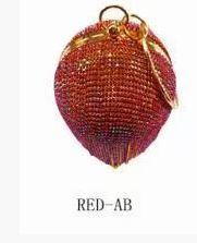 6619 RD/AB EVENING BAG