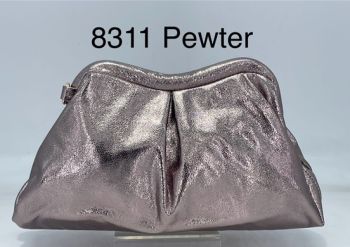 8311 PW  METALIC CLUCH BAG