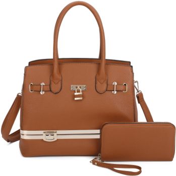 LF22501-T2 BR HANDBAG WITH WALLET