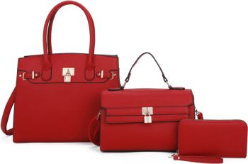 LF21055-T3 RD WITH WALLET 3PC SETS