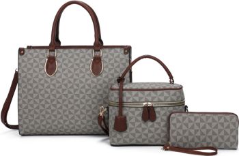 SJ2093-T3 CF 2HANDBAGS WITH 1WALLET SET