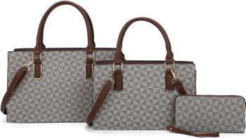 SJ21363-T3 CF 2HANDBAGS WITH 1 WALLET