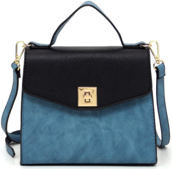 AS2771 JN/BK COLOR MIX CROSBODY BAG