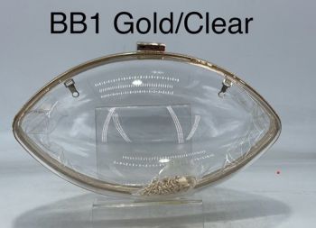 BB1 GD CLEAR foot ball EVENNING BAG