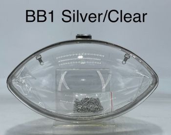 BB1 SL CLEAR foot ball EVENNING BAG