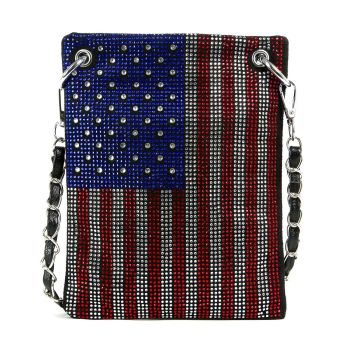 BJT-1001 BK BLING CROSS BODY BAG