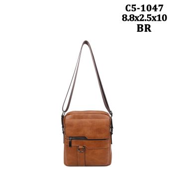 C5-1047 BRN MEN CROSSBODY BAG