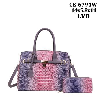 CE-6794W LVD RAINBOW CROCO WITH WALLET