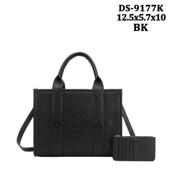 DS-9177K BK THE TOTE BAG WITH CARD HOLD