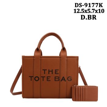 DS-9177K BR THE TOTE BAG WITH CARD HOLD
