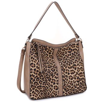 EE60228L TP/LP ANIMAL PRINT HOBO BAG