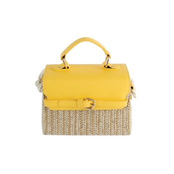 EWB070 MD STRAW CROSS BODY BAG