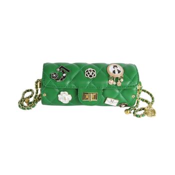 EWB075 GN DESIGNER CHARM CROSS BODY BAG