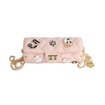 EWB075 PK DESIGNER CHARM CROSS BODY BAG