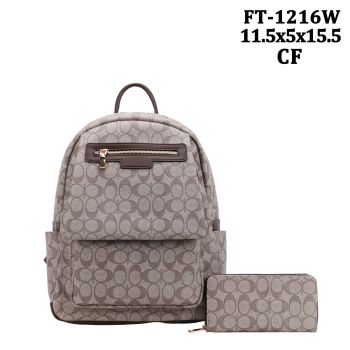 FT-1216W CF BACKPACK WITH WALLET