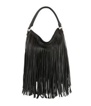 JY-0465 BK FRINAGE HOBO BAG