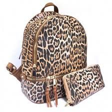 LE1062W TAN LEPERD WITH WALLET