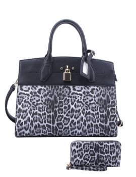 LE1099W BK LEP ANIMAL PRTINT