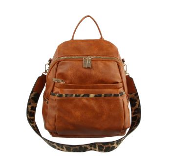 LHU425 BR BACKPACK WITH GUITAR STRIPE