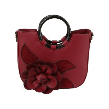 LHU460-1 WN FLOWER DESINER BAG