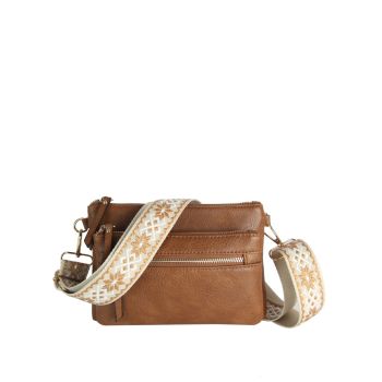 LQ342-Z BR CROSS BODY CLUCH