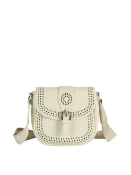 ME-0050 CREM DESIGNER CROSS BODY BAG