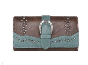 MW1209-W018 CF Montana West Buckle Collection Wallet