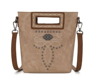 MW1325-8360 TN Montana West Cut-Out Embroidered Top Handle Crossbody