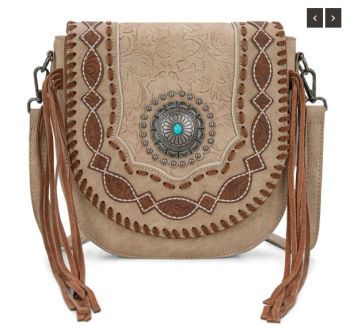 MW1331-8360 TN Montana West Concho Collection Crossbody