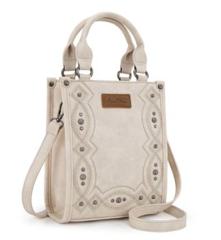 MW1334-1831 BG Montana West Embroidered Aztec Small Tote/Crossbody