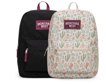 MWC-5751S BG Montana West Western Horse Print Backpack -2Pcs Set 