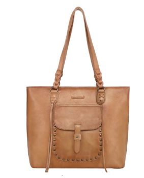 MWG02-G9068 TN Montana West Genuine Leather Collection Concealed Carry Tote
