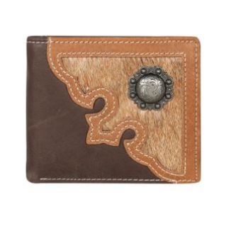 MWS-W025 CF Genuine Hair-On Leather Collection Men's Wallet