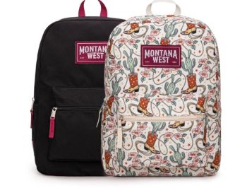 MWC-5751S KH Montana West Western Horse Print Backpack -2Pcs Set 