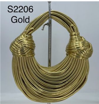 S2206 GD DESIGNER KNOTS STRIP BAG