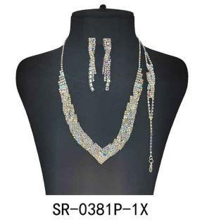 SR-0381P-1X POST NECKLACE SET