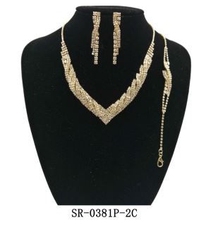 SR-0381P-2C POST NECKLACE SET