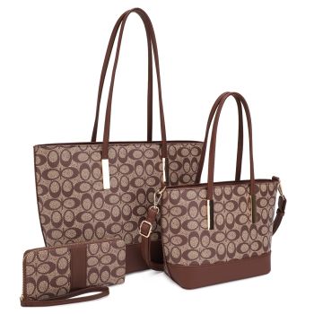 UM-31481 SET TP MONO GLAM 2 BAGS WITH WALLET