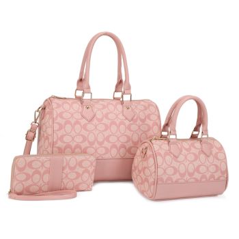 UM-31483 SET PK MONO GLAM 2 PURSE WITH WALLET